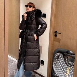 버버리 여성용 롱패딩 80019150 블랙