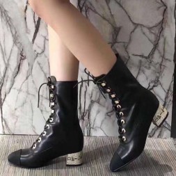 샤넬 신상 앵글 부츠 G34121 블랙