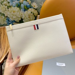 톰브라운 남여공용 클러치백 T33278 미듐 화이트