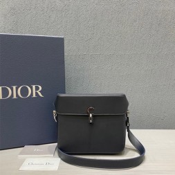 디올 남여공용 송아지 가죽 Boxy 백 PO150 네이비 민자