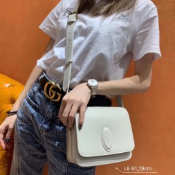 입생로랑 LE 61 스몰 새들백 568569 아이보리