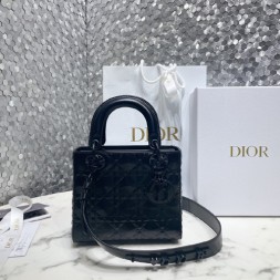 디올 MY ABCDIOR 레이디백  M0538 블랙