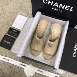 샤넬 뮬 램스킨, 라미네이티드 램스킨 G34153 베이지