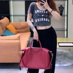 지방시 미디엄 안티고나 소프트 백 WD001 버건디