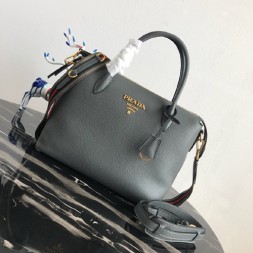 프라다 비텔로 숄더 토트백 1BA157 딥그레이