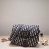 디올 DIOR BOBBY 라지 백 M9320 네이비