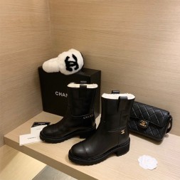 샤넬 신상 부츠 G34283 가죽 블랙