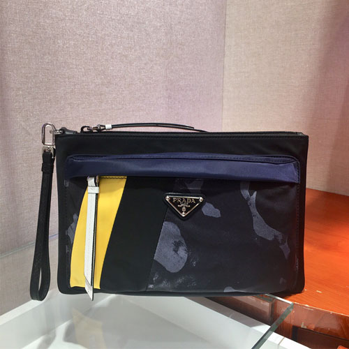 프라다 포코노 클러치 블랙 멀티 2NH007