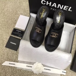샤넬 뮬 램스킨, 라미네이티드 램스킨 G34151 블랙