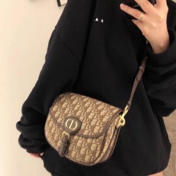디올 DIOR BOBBY 미디엄 백 M9319 버건디