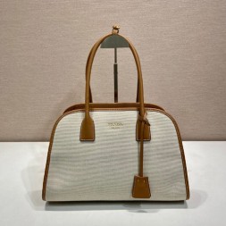 프라다 미디엄 린넨 토트백 1BG572-1