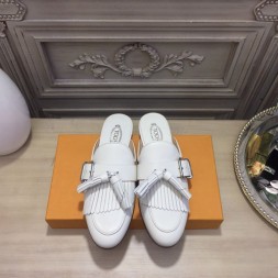 토즈 신상 슬리퍼 TS659333 화이트
