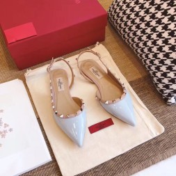 발렌티노 락스터드 슬링백 발레리나 SW2S0H13 민트