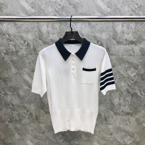톰브라운 여성용 폴로 티셔츠 TB8729 화이트