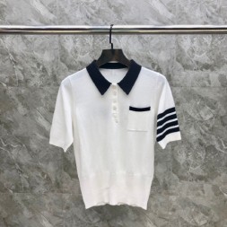 톰브라운 여성용 폴로 티셔츠 TB8729 화이트