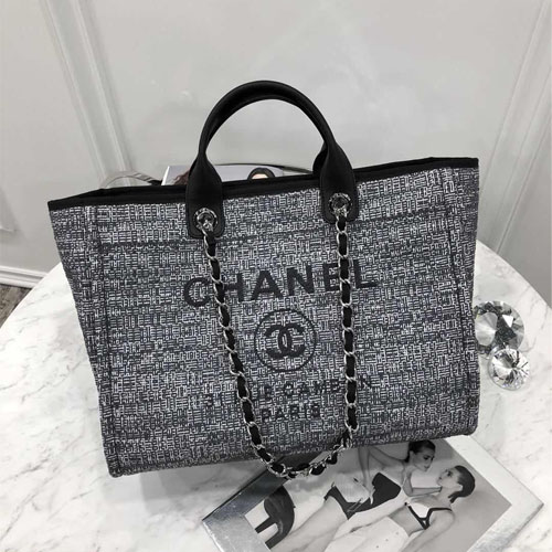 샤넬 도빌백 라지 A57067 블랙