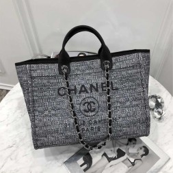 샤넬 도빌백 라지 A57067 블랙