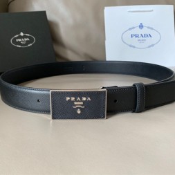 프라다 남성용 신상 벨트 PD-6113  블랙