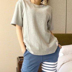 톰브라운 남여공용 티셔츠 TB8715 그레이