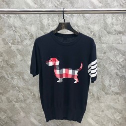 톰브라운 남여공용 반팔티 TB8719 네이비