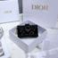 디올 에나멜 LADY DIOR 카드 지갑 S0074 블랙