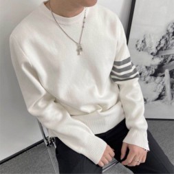 톰브라운 남여공용 니트 TB8708 화이트